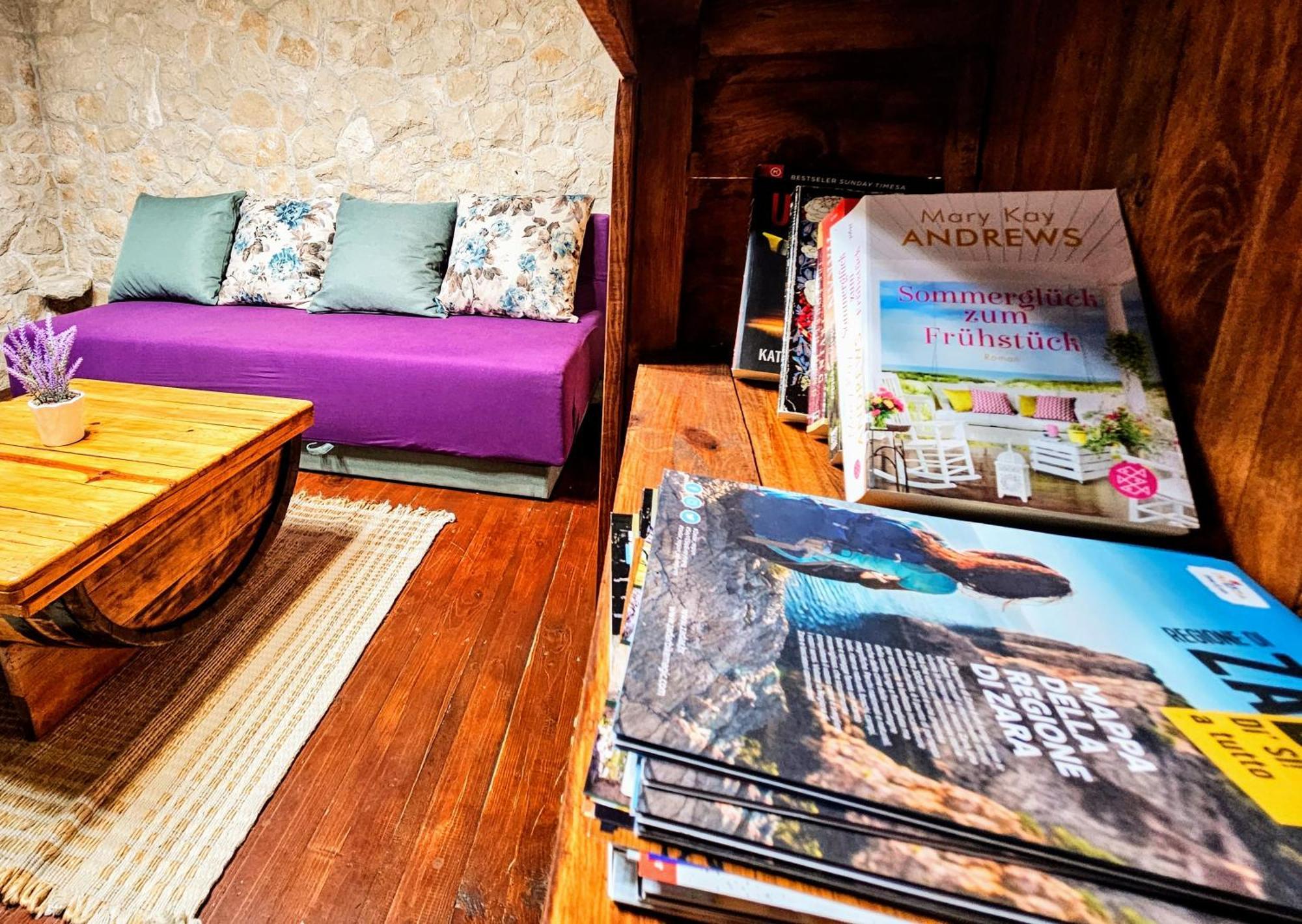 Dalmatia Rustica Comfortable One Bedroom+Fireplace Zadar Chambre photo
